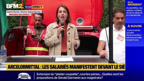 "ArcelorMittal, c'est le symbole du vol de l'argent public", déclare Sophie Binet (CGT)