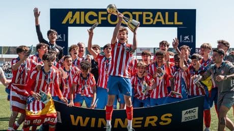 ¡El Atleti vence a la Real Sociedad en la final del MIC U15!