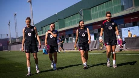 Sigue en streaming el entrenamiento del Barça Femení previo a la final en Lisboa
