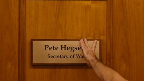 Pete Hegseth switches nameplate to Secretary of War after ‘woke’ defense title dropped