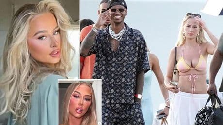 Marcus Rashford's blonde mystery companion 'REVEALED' after Man United star was spotted with influencer in St Tropez wearing £340K-worth of designer clothes