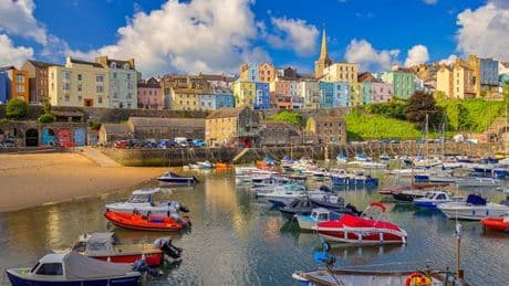 Beautiful UK beach with pristine sand could be anywhere in Europe
