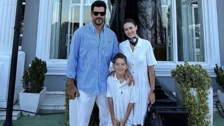 Fahriye Evcen ile Burak Özçivit'in mutlu günü... 'Yolun hep açık olsun oğlum'