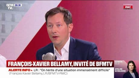 Présidence de LR: "Laurent Wauquiez aura évidemment un rôle à jouer dans cette famille politique", estime François-Xavier Bellamy
