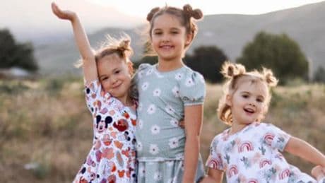 Three missing sisters found dead after going to visit dad as manhunt for him is underway