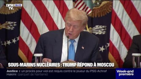 Envoi de sous-marins nucléaires: Donald Trump durcit le ton face à la Russie