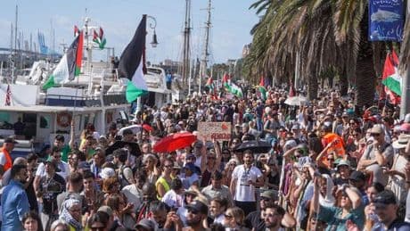 A punto para zarpar de Barcelona la Global Sumud Flotilla en la mayor misión internacional de solidaridad con Gaza