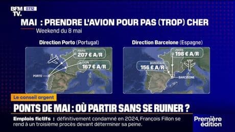 Ponts du mois de mai: les bons plans pour profiter des derniers billets d'avion au meilleur prix