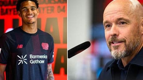 Erik ten Hag risks wrath of Bayer Leverkusen fans with message to Jarell Quansah
