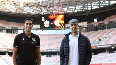 El último día oficial de Aguerd e Imanol en la Real