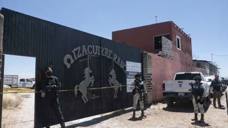 A Mexican court sentences 10 men to 141 years each in a cartel-run recruitment ranch