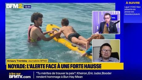 Forte hausse des noyades en juin: les plus jeunes davantage touchés, alerte Santé Publique France