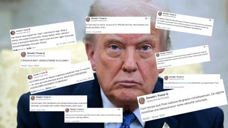 Donald Trump et l’Iran : radiographie de 15 ans de déclarations fracassantes sur ses réseaux sociaux