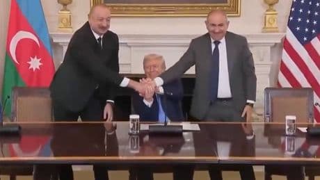 Beyaz Saray'da Trump, Aliyev, Paşinyan zirvesi: 'Savaş sonsuza dek bitecek'