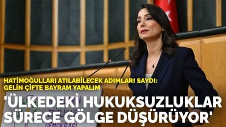 Tülay Hatimoğulları: Ülkedeki hukuksuzluklar sürece gölge düşürüyor