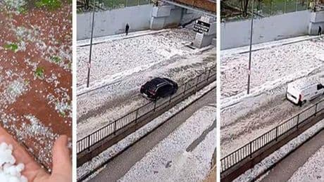 Meteoroloji'den birçok ile uyarı! Ankara'da sağanak ve dolu etkili oldu
