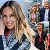 Mel C makes makes a surprise appearance at wet and windy Silverstone in first outing since missing Mel B's wedding - but there's no Geri Halliwell as Spice Girl joins Holly and Gordon Ramsay at the British Grand Prix
