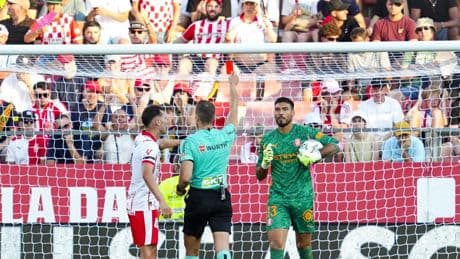 Gazzaniga se alía con el Rayo en la dura derrota del Girona