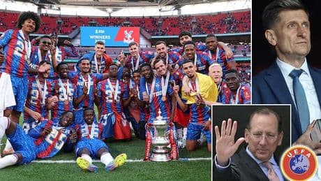 Crystal Palace chief Steve Parish breaks silence on Eagles being KICKED OUT of the Europa League - and labels it 'one of the greatest injustices'
