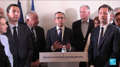 French interior minister Bruno Retailleau wins contest to lead conservative party