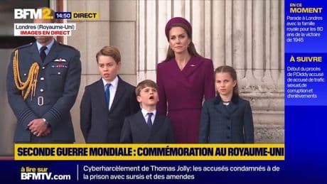 Seconde guerre mondiale: la famille royale participe aux commémorations au Royaume-Uni