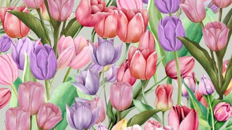 Everyone can spot the tulips but only those with a high IQ and eyes of a hawk will find the pearl necklace in 30 seconds