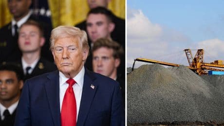 Weil Trump seltene Erden ausgehen, kratzt das Pentagon alte Panzerscheiben ab