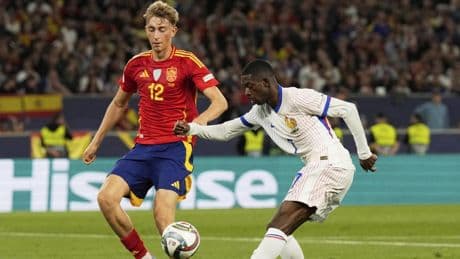 España - Francia, en imágenes