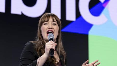 Heidi Reichinnek auf der Netzkonferenz re:publica