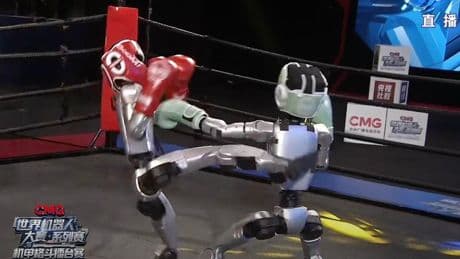 Watch The World’s First Humanoid Robot Kickboxing Match