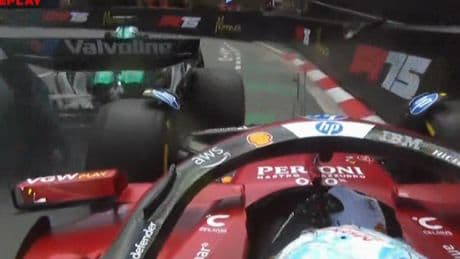 Leclerc se sale y después embiste a Stroll en los primeros minutos del Libre 1
