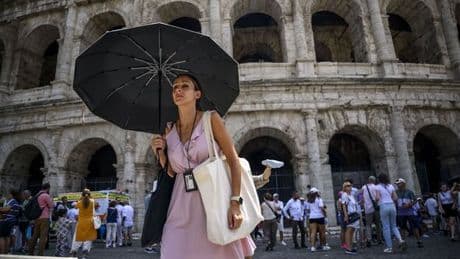 Chaos in Europe as Spain hits 46C with Portugal, Italy and Croatia on red alert