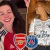 Football's most 'fashionable' teams go head-to-head: Arsenal vs PSG tonight pits Dua Lipa vs Beyonce... Anne Hathaway vs Leonardo DiCaprio... and Declan Rice vs a VERY stylish midfield