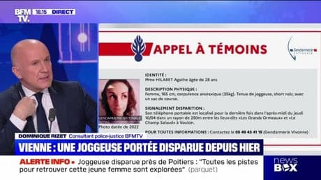 Agathe, joggeuse, 28 ans, disparue depuis 36 heures - 11/04