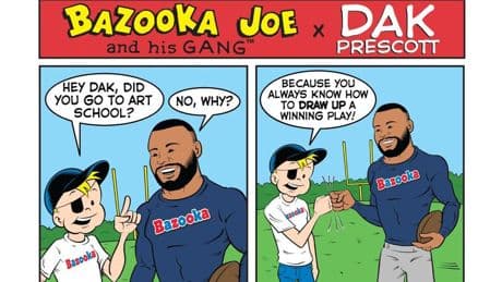 Bazooka Joe Makes Comeback With NFL And NBA Stars In New Comic Series