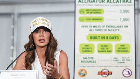 Did Trump nab his Hannibal Lecter? At ‘Alligator Alcatraz’, Kristi Noem says ICE ‘detained a cannibal’