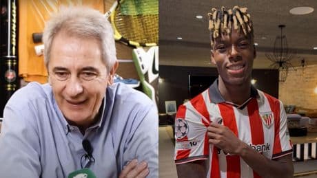 Manolo Lama estalla contra la renovación de Nico Williams: "Va a ganar menos títulos en el Athletic que en el Barcelona"