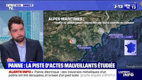 Panne d’électricité à Cannes: "La piste d'acte volontaire est étudiée par la justice"