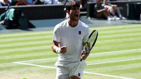 Alcaraz - Fritz, Wimbledon: marcador, estadísticas y narración con el español clasificado para la final
