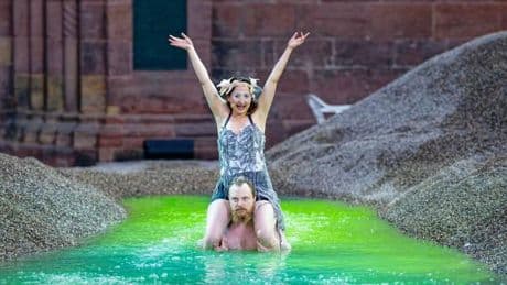Mythos vor dem Dom: Nibelungen-Festspiele mit "See aus Asche" eröffnet