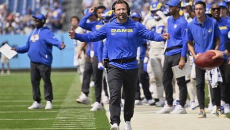 Sean McVay tore his plantar fascia during Rams’ Week 2 win: ‘A little cool limp’