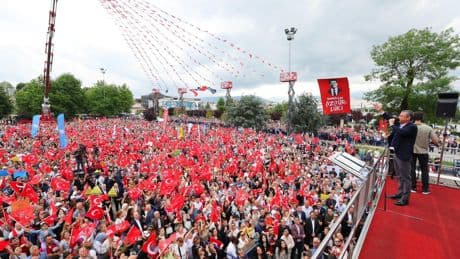 CHP, 14 yıl sonra Bayburt'ta mitingde
