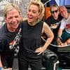 Zoe Ball goes live from Glastonbury in BBC Radio 2 return alongside Brandi Carlile after being spotted looking 'blissfully happy' with mystery man