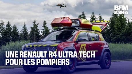 Une Renault R4 ultra tech pour les pompiers