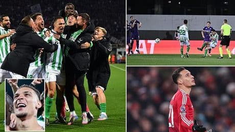 Real Betis's president provides an update on Antony's future as reinvigorated Man United loanee stars AGAIN as Real Betis reach Europa Conference League final