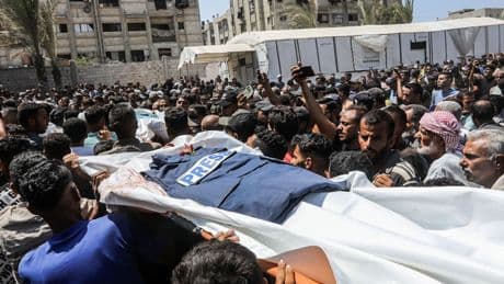 Palästina: Nach dem Tod von Journalisten im Gazastreifen wächst die Kritik an Israels Militär
