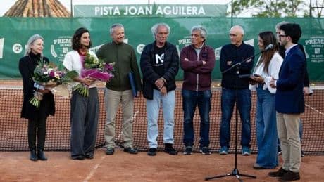 El Club Tennis Premià de Dalt homenajea  al desaparecido Joan Aguilera