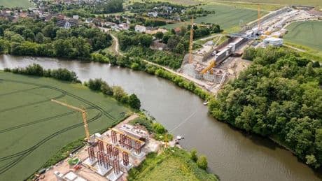 Verkehr: Bauarbeiten an A143 bei Halle schreiten voran