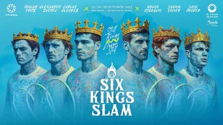 Alcaraz, Djokovic y Sinner protagonistas del Six Kings Slam 2025