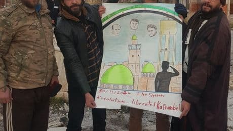 Regreso a Kafar Nabel, la 'capital del humor' de la revolución siria